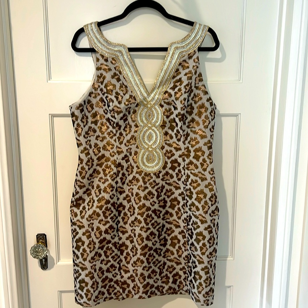 Lilly Pulitzer Valli Shift Leopard Print